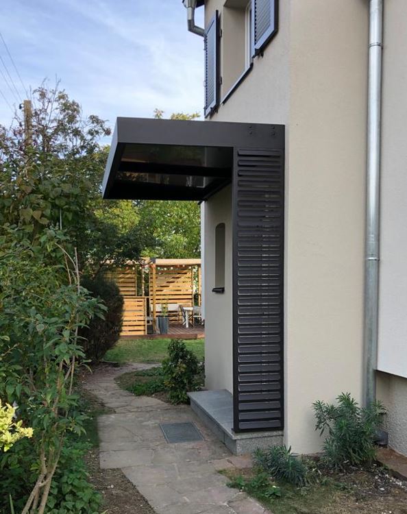 AUVENT CLAUTRA W 100X100 | Bettinger Metallerie Auvent – Marquise Illzach 0