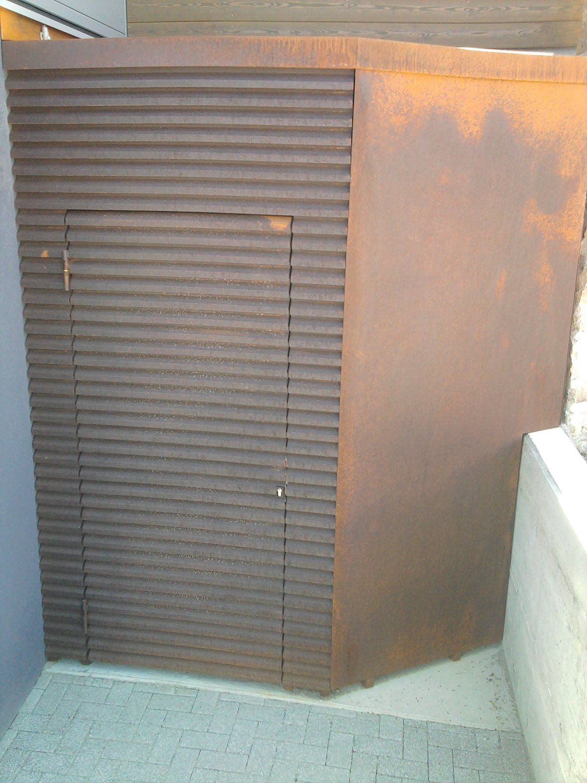 PORTE CORTEN 100X100 | Bettinger Metallerie Porte d’entrée Saint-Dié-des-Vosges 0
