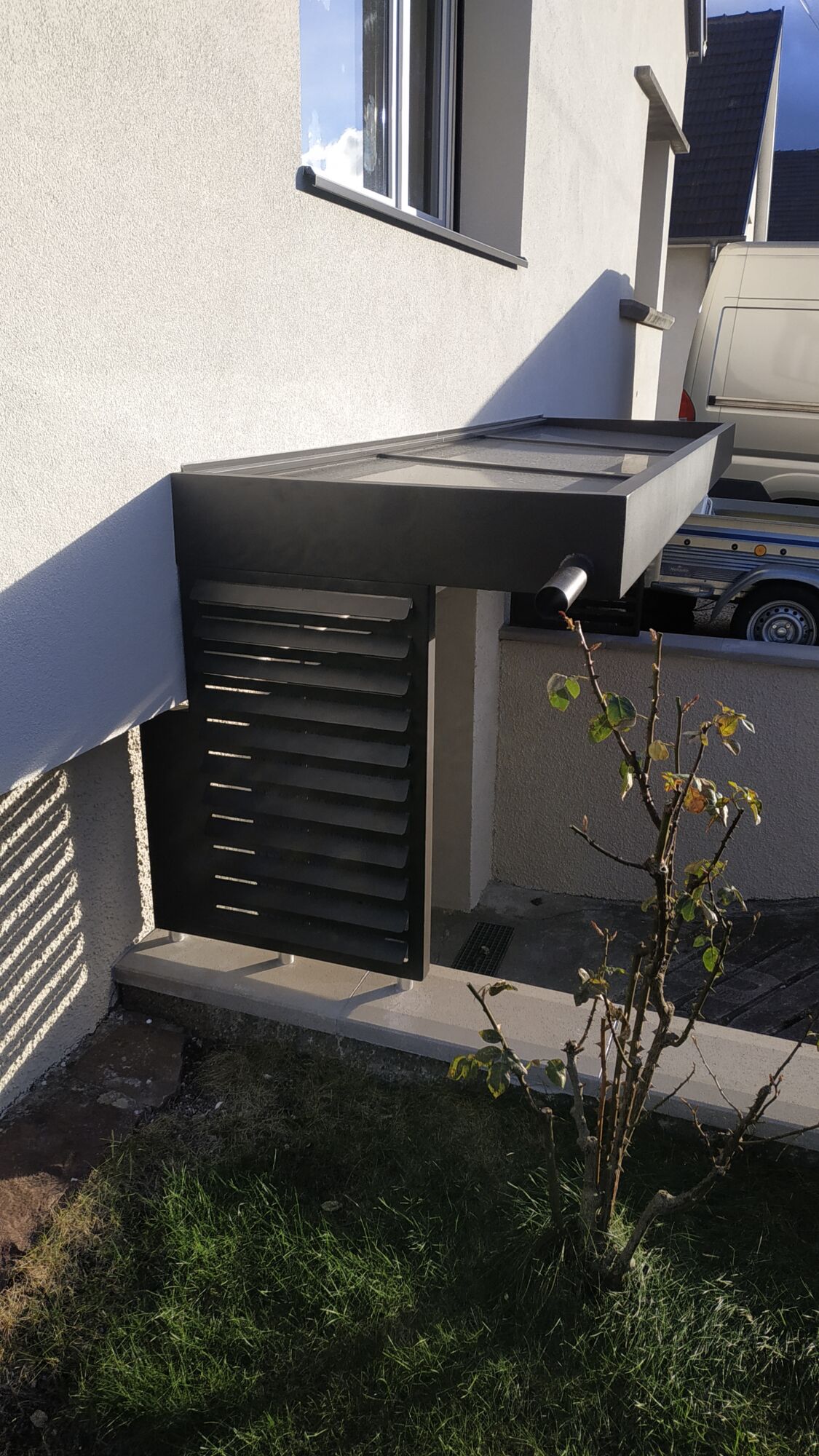 AUVENT GARAGE 100X100 | Bettinger Metallerie Auvent – Marquise Illzach 0