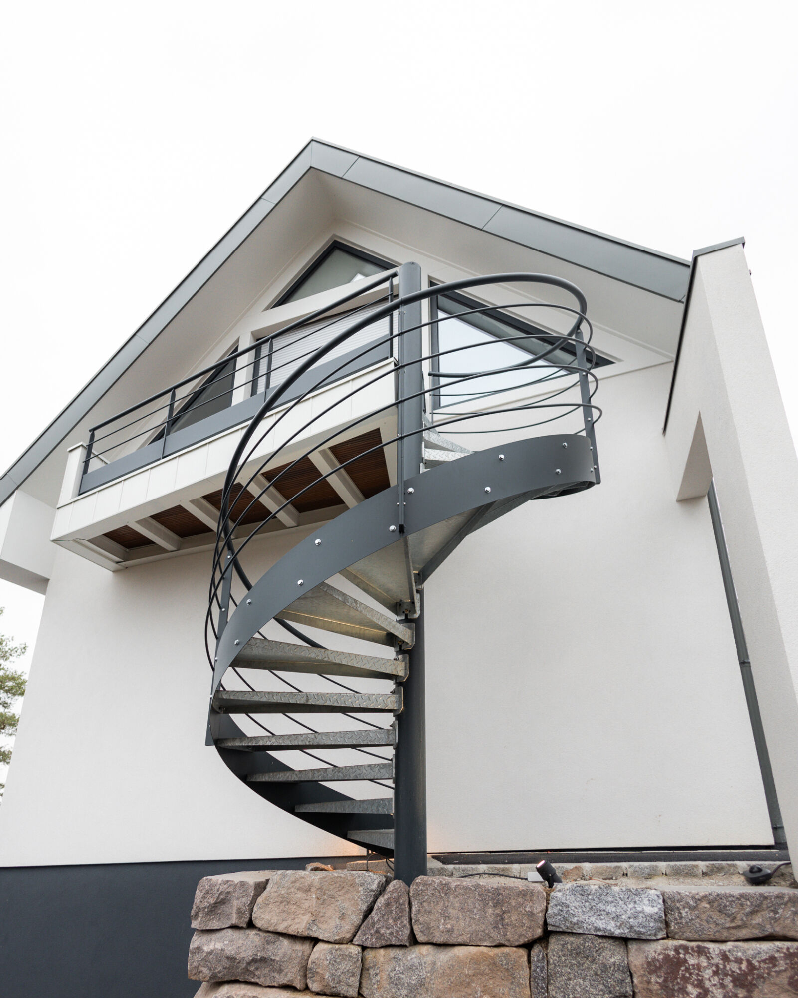 ESCALIER EXT WETTOLSHEIM 10 100X100 | Bettinger Metallerie Escaliers extérieurs Wittenheim 0