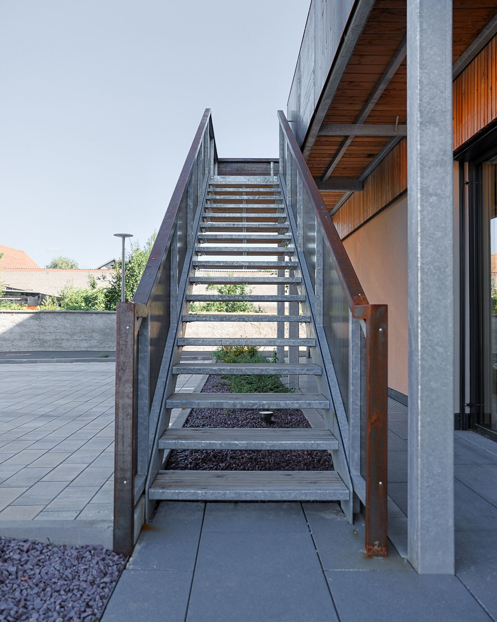 ESCALIER HIRTZ 1 100X100 | Bettinger Metallerie Escaliers extérieurs Wittenheim 0