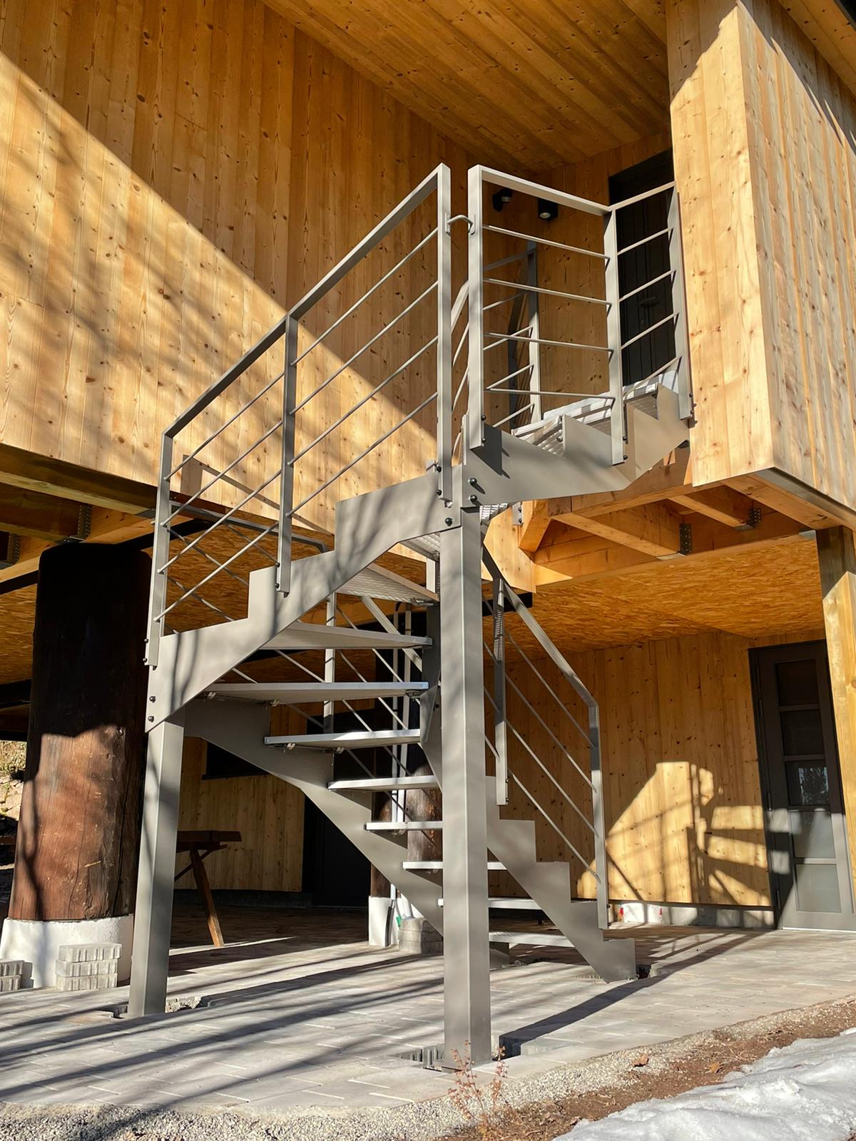 ESCL DT MC 100X100 | Bettinger Metallerie Escaliers extérieurs Wittenheim 0